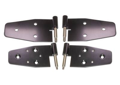 Kentrol - Kentrol 50719 Door Hinge Set Of 4pc Black for 03-06 Jeep Wrangler TJ