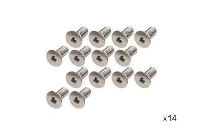 Kentrol - Kentrol 30735 Stainless Windshield Bolts for 97-06 Jeep Wrangler TJ 14Pc