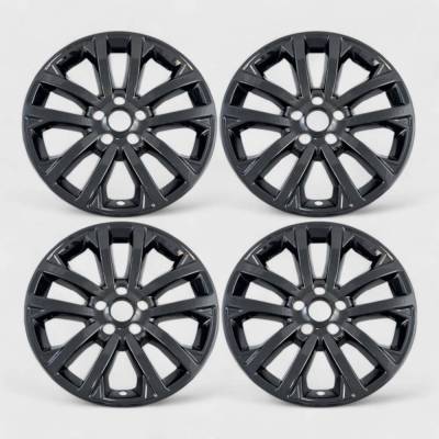 Trim Illusion - Trim Illusion WSK709-17BLK 17" OE Wheel Skin Covers Black for 19-23 Cherokee