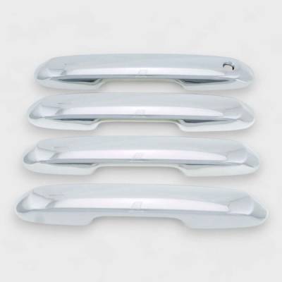 Trim Illusion - Trim Illusion DH337 Front/Rear Door Handle Covers Chrome for Land Cruiser