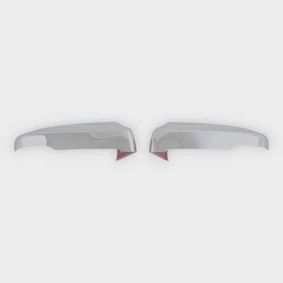 Trim Illusion - Trim Illusion MC352 Front Door Mirror Covers Chrome Cadillac ATS/CTS/CT5/CT6