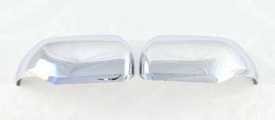 Trim Illusion - Trim Illusion MC353 Front Door Mirror Covers Chrome for Toyota Tundra & Sequoia
