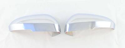 Trim Illusion - Trim Illusion MC354 Front Door Mirror Covers Chrome for Nissan Rogue