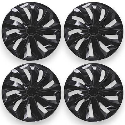 Trim Illusion - Trim Illusion WC101-15BLK 15" Universal Wheel Covers Black