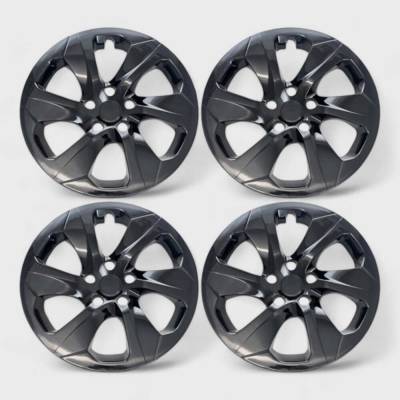 Trim Illusion - Trim Illusion WC105-17BLK 17" Wheel Covers Black for 13-25 Toyota RAV4
