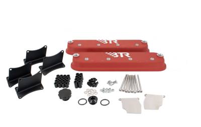 Brian Tooley Racing - Brian Tooley Racing VCA-02-RED-CM BTR VALVE COVER ASSEMBLY RED w/COIL MOUNT