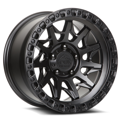 Lock Off-Road - Lock Off-Road LC01 Lunatic 17x9 8x170 1mm Matte Gray/Black LUNATIC-7987MGMBR