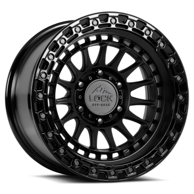 Lock Off-Road - Lock Off-Road MOJAVE-2957GB LC11 Mojave 20x9 5x5.0 0mm Matte Black/Black