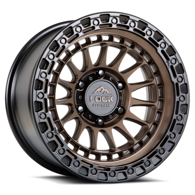 Lock Off-Road - Lock Off-Road MOJAVE-2969MRMBR MOJAVE 20x9 6x5.5 0mm Bronze w/Black Ring