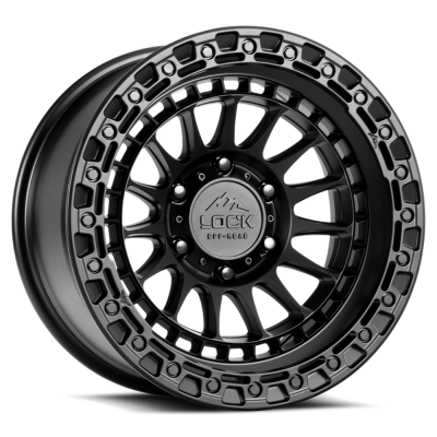 Lock Off-Road - Lock Off-Road LC11 Mojave 17x9 8x180 1mm Matte Black/Black MOJAVE-7988MB