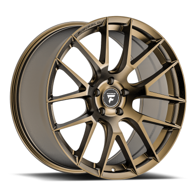 Fittipaldi Sport Wheels - Fittipaldi Sport Wheels 360BZ 20x8.5 5x4.5 38mm Satin Bronze 360BZ-2856538