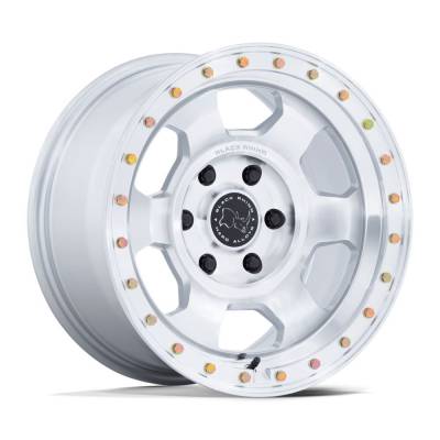 Black Rhino Hard Alloys - Black Rhino BR029 TROOPER 17x8.5 6x5.5 -10mm Silver BR029SD17856810N