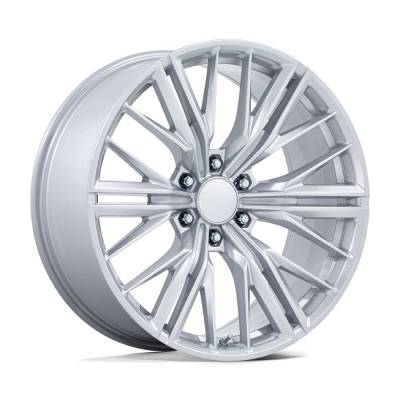 Performance Replicas - Performance Replicas PR227 22x9.5 6x5.5 18mm Gloss Silver PR227SX22956118