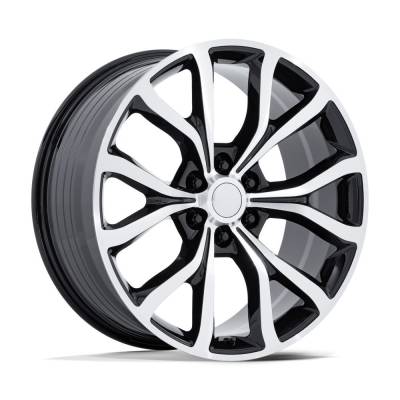 Performance Replicas - Performance Replicas PR230 22x9.5 6x135 44mm Black/Machined PR230BD22956344
