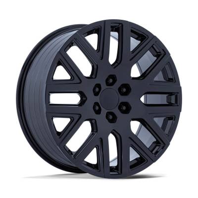Performance Replicas - Performance Replicas PR231 24x10 6x5.5 31mm Gloss Black PR231BX24106131