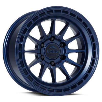 Lock Off-Road - Lock Off-Road BAJA-7969BLUE LC05 Baja 17x9 6x5.5 0mm Matte Blue