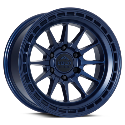 Lock Off-Road - Lock Off-Road LC05 Baja 17x9 6x5.5 12mm Matte Blue BAJA-7969BLUE12N