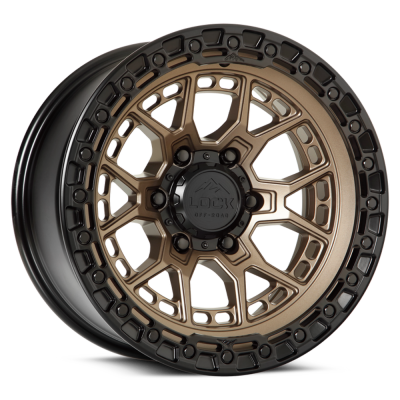 Lock Off-Road - Lock Off-Road COMMANDO-2187MRMBR LC12 Commando 20x10 8x170 18mm Bronze/Black