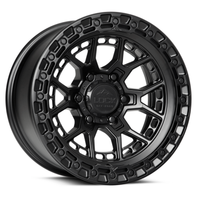 Lock Off-Road - Lock Off-Road COMMANDO-7957MB12N Commando 17x9 5x5.0 -12mm Matte Black/Black