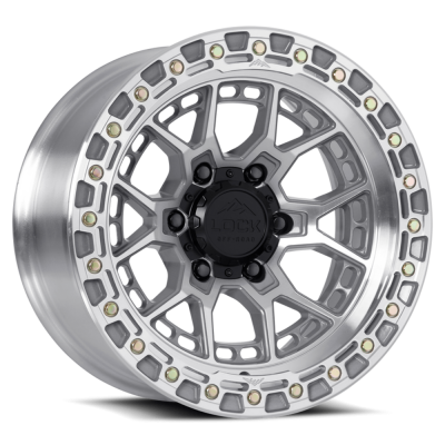 Lock Off-Road - Lock Off-Road COMMANDO 17X9 5x5.0 -12mm Machined COMMANDO-7957MC12N