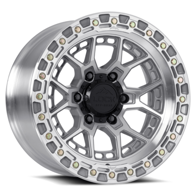 Lock Off-Road - Lock Off-Road LC12 Commando 17x9 5x5.0 0mm Machined COMMANDO-7957MC