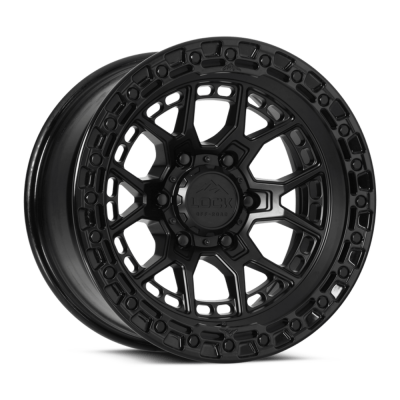 Lock Off-Road - Lock Off-Road LC12 Commando 17x9 6x5.5 0mm Matte Black/Black COMMANDO-7969GB