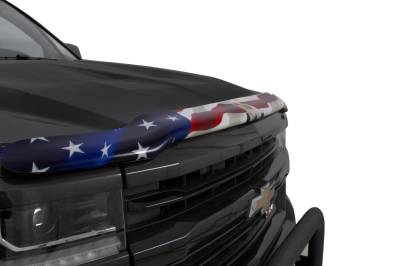 Husky Liners - Husky Liners 2818059 Eagle American Flag Bug Shield Hood Protector