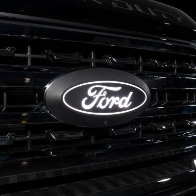 Putco - Putco 92804 LED Ford Emblem White Oval for 23-26 F250/F350 Super Duty