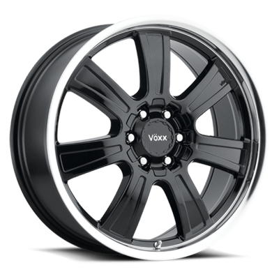 Voxx - Voxx Turin 17x8.5 6x5.0/135 39mm Gloss Black/Machined TUR 785-6002-39 GBL