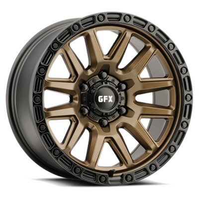 Voxx - Voxx G-FX TR26 17x9 6x5.5 0mm Bronze/Black T26 790-6139-00 BRB
