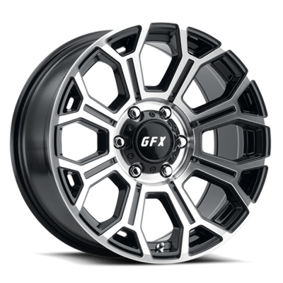 Voxx - Voxx G-FX TR19 17x8.5 6x5.5 18mm Gloss Black/Machined T19 785-6139-18 GBMF