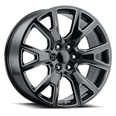 Voxx - Voxx SEZ 229-6139-31 GBM SEZ 22x9 6x5.5 31mm Gloss Black/Milled