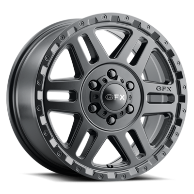 Voxx - Voxx G-FX MV2 17x8 5x160 50mm Matte Black MV2 780-5160-50 MB
