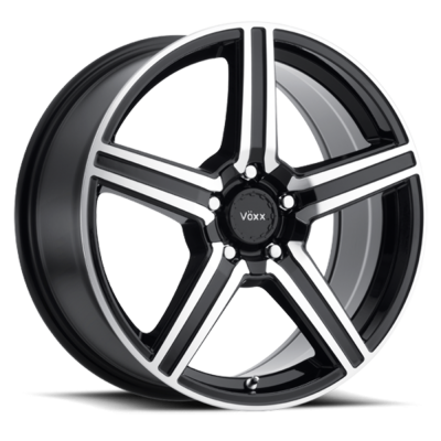 Voxx - Voxx Como 16x7 5x4.25/4.5 40mm Gloss Black/Machined COM 670-5008-40 GBM