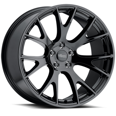 Voxx - Voxx CAT 290-5127-22 GB Hellcat Truck 20x9 5x5.0 22mm Gloss Black