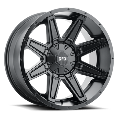 Voxx - Voxx G-FX TR23 20x9 5x5.0/135 12mm Matte Black T23 290-5035-12 MB