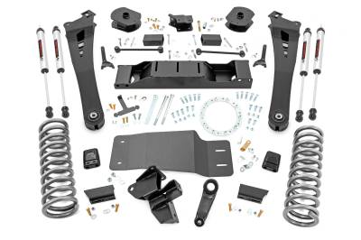 Rough Country Suspension Systems - Rough Country 38570 5" V2 Suspension Lift Kit for 25-26 RAM 2500 4WD Diesel