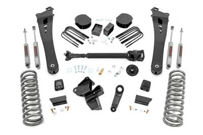 Rough Country Suspension Systems - Rough Country 35230 5" FR D/S Suspension Lift Kit for 25-26 RAM 3500 4WD Diesel