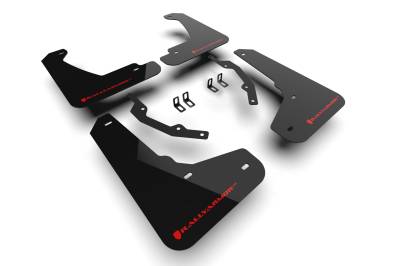 Rally Armor - Rally Armor MF144-UR-BLK-RD Black Mud Flap/Red Logo