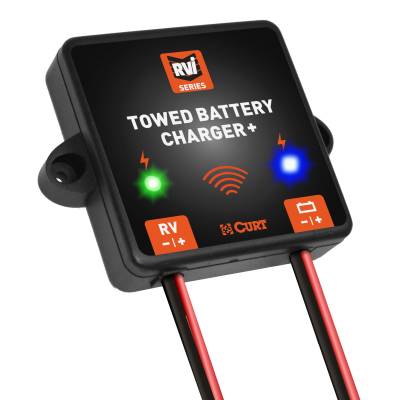 CURT - CURT 52204 RVibrake Towed Battery Charger Plus for Flat Towing