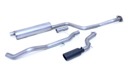 Gibson Performance Exhaust - Gibson Exhaust 618822B Black Elite Cat-Back Single Exhaust System Stainless