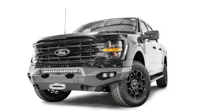 Fab Fours - Fab Fours FF24-X6551-1 Matrix Front Bumper for 24-26 Ford F150