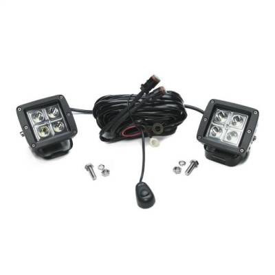 Southern Truck - Southern Truck 79911K Chrome Series 3" Square Cube LED Lights w/Harness Pair