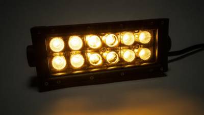 Southern Truck - Southern Truck 77075 Chrome Series 6" Straight LED Bar Dual Row Amber/White
