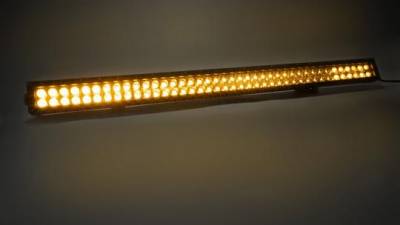 Southern Truck - Southern Truck 77040 Chrome Series 40" Straight LED Bar Dual Row Amber/White