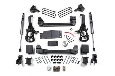 Zone Offroad - Zone Offroad ZONF47F 4" Front/Rear FOX Lift Kit for 15-20 F150 4WD