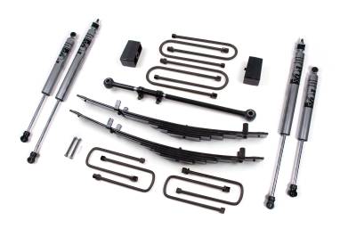 Zone Offroad - Zone Offroad ZONF11F 4" Leaf Spring Lift Kit Fox Shocks for 00-05 Ford Excursion