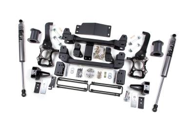 Zone Offroad - Zone Offroad ZONF81F 6" FOX Shock Lift Kit 4" Rear Block 2014 Ford F150 4WD