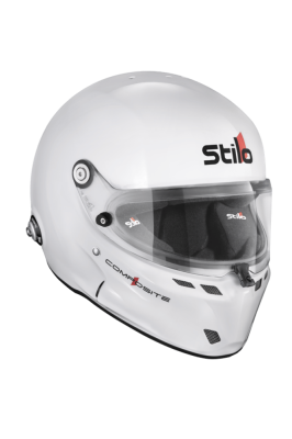 Stilo - Stilo AA0800AF2X540101 ST6 GT X-Small Auto Racing Helmet Gloss White