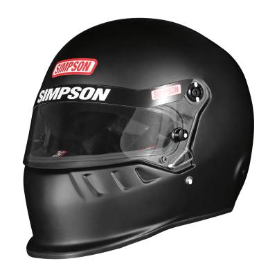 Simpson Safety - Simpson Safety 9950048 Vudo SA2025 X-Large Racing Helmet Matte Black